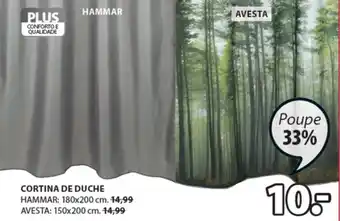 JYSK Cortina de Duche promoção