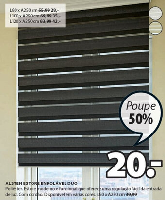 Alsten Estore Enrolável Duo