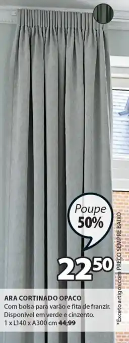JYSK Ara Cortinado Opaco promoção