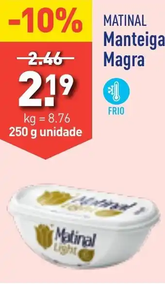 ALDI MATINAL Manteiga Magra 250g promoção