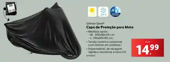 Lidl Ultimate Speed Capa de Proteção para Mota promoção