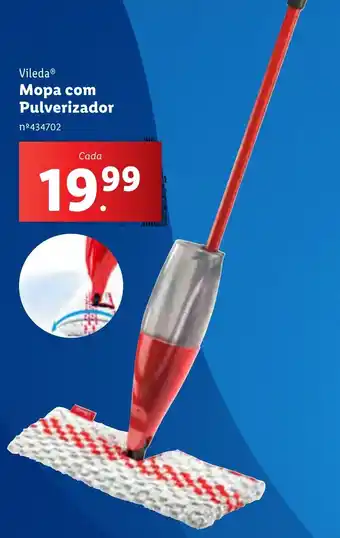 Lidl Vileda Mopa com Pulverizador promoção