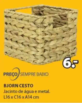 JYSK Preço Sempre Baixo Bjorn Cesto promoção