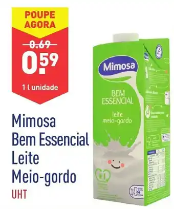 Mimosa Bem Essencial Leite Meio-gordo 1L