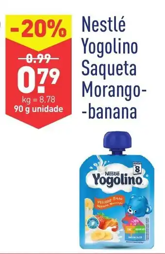 ALDI Nestlé Yogolino Saqueta Morango-banana 90g promoção