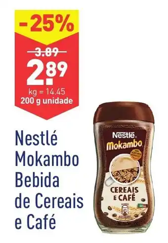 ALDI Nestlé Mokambo Bebida de Cereais e Café 200g promoção
