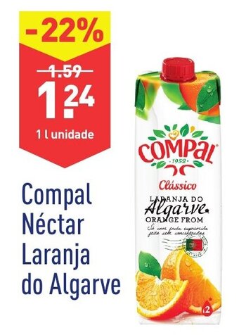 ALDI Compal Néctar Laranja do Algarve 1L promoção
