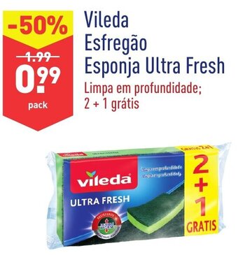 ALDI Vileda Esfregão Esponja Ultra Fresh promoção