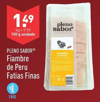 Pleno Sabor Fiambre da Peru Fatias Finas 150g