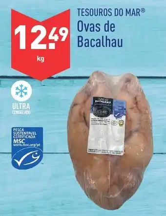 ALDI Tesouros Do Mar Ovas de Bacalhau promoção
