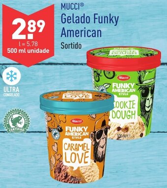 ALDI Mucci Gelado Funky American 500ml promoção