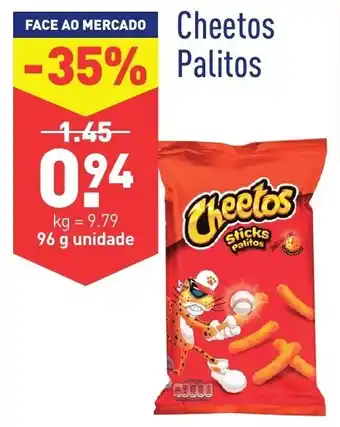 ALDI Cheetos Palitos 96g promoção