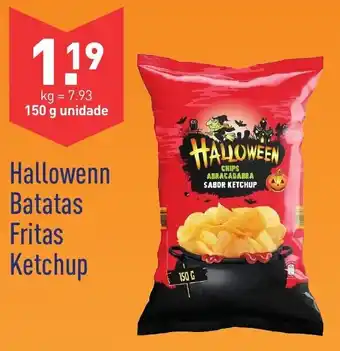 ALDI Halloween Batatas Fritas Ketchup 150g promoção