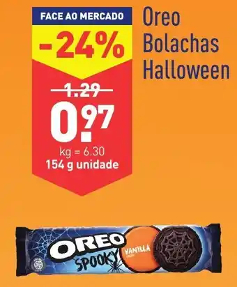 ALDI Oreo Bolachas Halloween 154g promoção