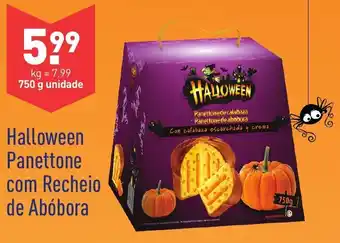 ALDI Halloween Panettone com Recheio de Abóbora 750g promoção