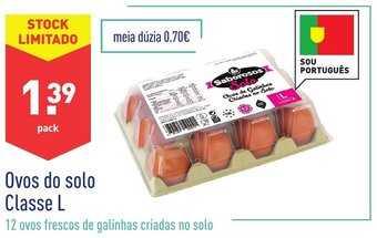 ALDI Ovos do Solo Classe L promoção