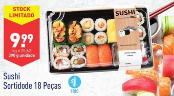 ALDI Sushi Sortido de 18 Peças 390g promoção