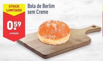 ALDI Bola de Berlim sem Creme promoção