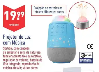 ALDI Projetor de Luz com Música promoção