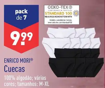 ALDI Enrico Mori Cuecas M-XL promoção
