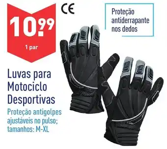 ALDI Luvas para Motociclo Desportivas M-XL promoção
