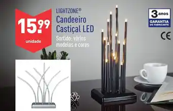 ALDI Lightzone Candeeiro Castiçal LED promoção