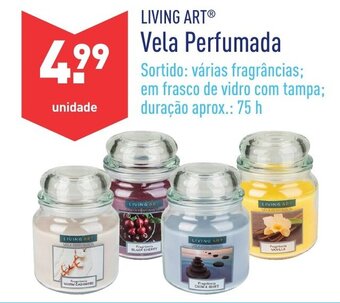ALDI Living Art Vela Perfumada promoção