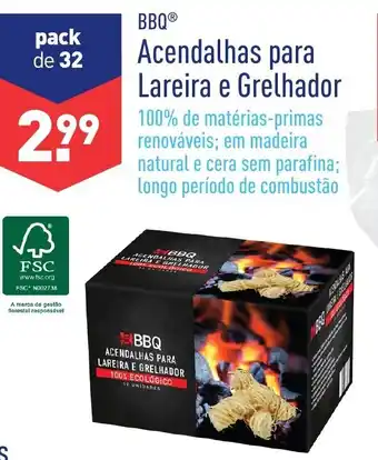 BBQ Acendalhas para Lareira e Grelhador