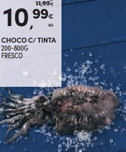 Continente Choco C/Tinta 200-800g promoção