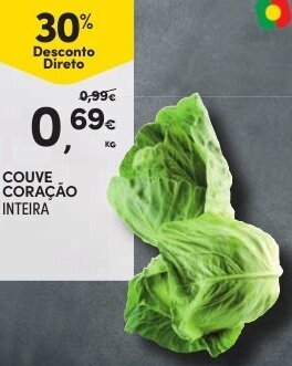 Continente Couve Coração promoção