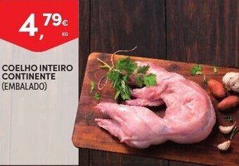 Continente Coelho Inteiro Continente promoção
