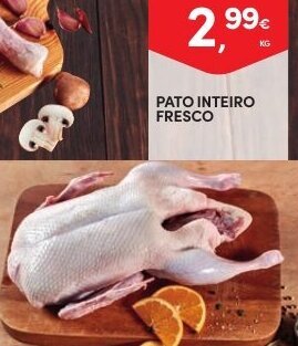 Continente Pato Inteiro Fresco promoção