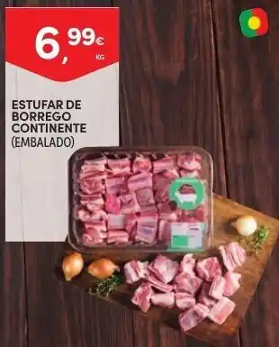 Continente Estufar de Borrego Continente promoção