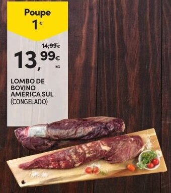 Continente Lombo de Bovino América Sul promoção