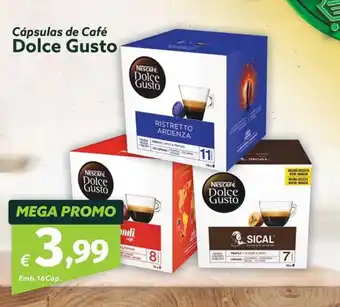 Roque Supermercados Cápsulas de Café Dolce Gusto promoção