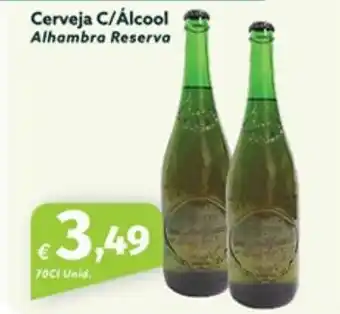 Roque Supermercados Cerveja C/Álcool Alhambra Reserva 70cl promoção