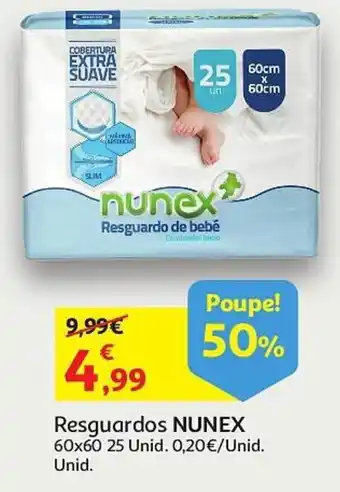 Auchan Resguardos NUNEX 60x60 25 Unid. promoção