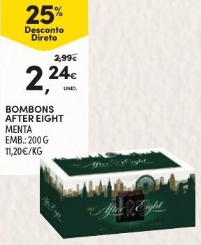 Bombons After Eight 200g