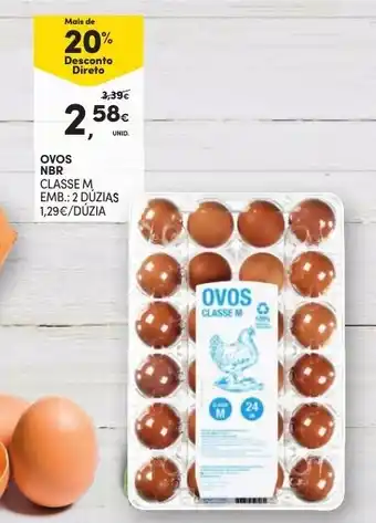 Continente Ovos NBR Classe M promoção