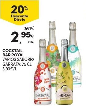 Continente Cocktail Bar Royal 75cl promoção
