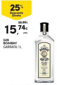 Gin Bombay 1L
