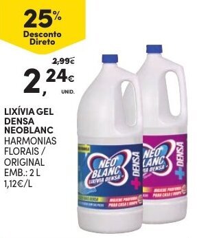 Lixívia Gel Densa Neoblanc 2L