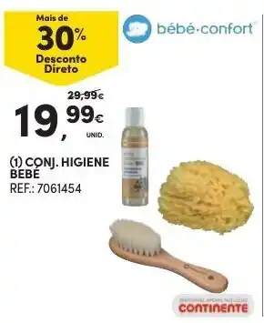 Continente Conj. Higiene Bebé promoção