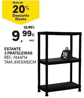 Estante 3 Prateleiras 61x31x92cm