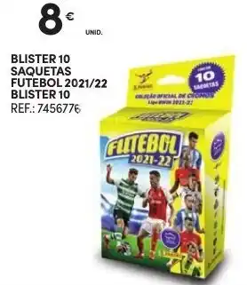 Continente Blister 10 Saquetas Futebol 2021/22 Blister 10 promoção