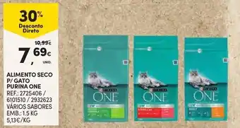 Continente Alimento Seco P/Cáo Purina One 1,5kg promoção