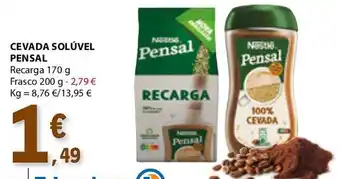 E.Leclerc CEVADA SOLÚVEL PENSAL Recarga 170 g promoção