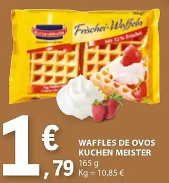 WAFFLES DE OVos KUCHEN MEISTER 165g