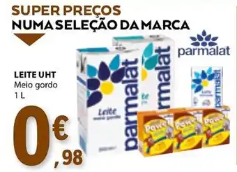E.Leclerc LEITE UHT Meio gordo 1L promoção