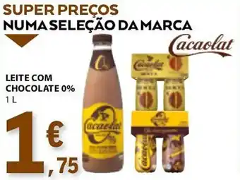 E.Leclerc LEITE COM CHOCOLATE 0% 1 L promoção
